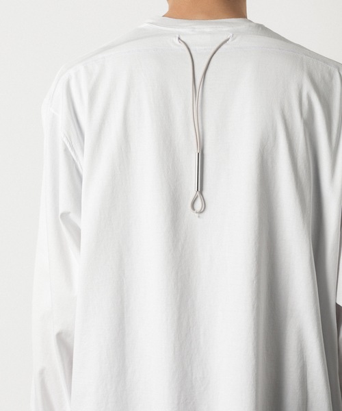 VEIN (ヴェイン)の「100/3 スエードジャージー ベッセル L/S TEE / 100/3 SUEDE JERSEY VESSEL L/S TEE(Tシャツ/カットソー・メンズ・ブラック/ホワイト・1/2/3)」の4枚目の写真