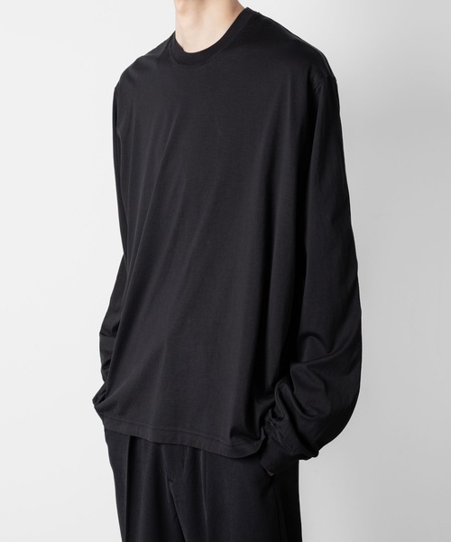 VEIN (ヴェイン)の「100/3 スエードジャージー ベッセル L/S TEE / 100/3 SUEDE JERSEY VESSEL L/S TEE(Tシャツ/カットソー・メンズ・ブラック/ホワイト・1/2/3)」の11枚目の写真