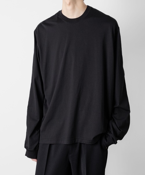 VEIN (ヴェイン)の「100/3 スエードジャージー ベッセル L/S TEE / 100/3 SUEDE JERSEY VESSEL L/S TEE(Tシャツ/カットソー・メンズ・ブラック/ホワイト・1/2/3)」の12枚目の写真