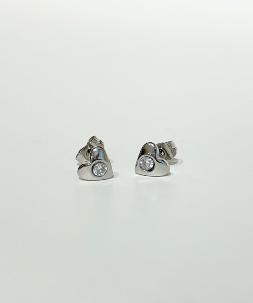 ciite' surgical stainless(シーテサージカルステンレス)の「【 金属アレルギー対応 】 ハートフルピアス サージカルステンレス (ピアス(両耳用)・レディース・シルバー/ゴールド・FREE)」の7枚目の写真