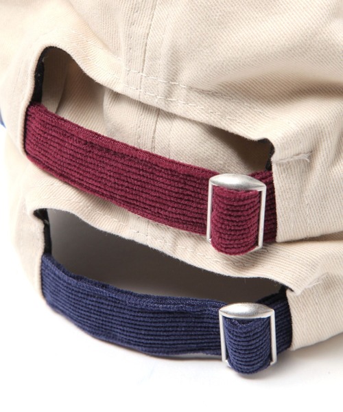 BAYFLOW（ベイフロー）の「LIKEYEETバイカラーコーデュロイCAP（キャップ・メンズ・チャコール/ボルドー/ブルー・FREE）」の17枚目の写真