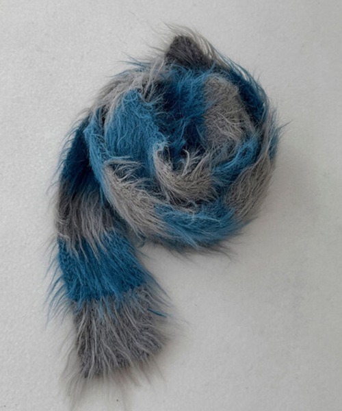 ARCHIVER(アーカイバ)の「【Bz】スキニーロングニットスカーフ/ロングタイ/細マフラー(MA)(マフラー・レディース・ブラック/ブルー/ブラウン/ホワイト・FREE)」の11枚目の写真