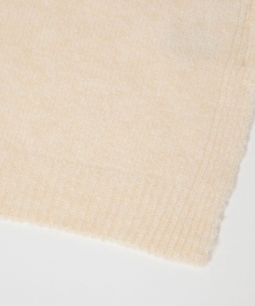 BAYFLOW（ベイフロー）の「メランジニットストール（ストール/ショール・レディース・チャコール/ライトグレー/アイボリー・FREE）」の13枚目の写真