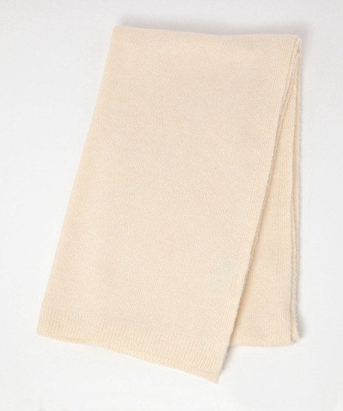 BAYFLOW（ベイフロー）の「メランジニットストール（ストール/ショール・レディース・チャコール/ライトグレー/アイボリー・FREE）」の15枚目の写真