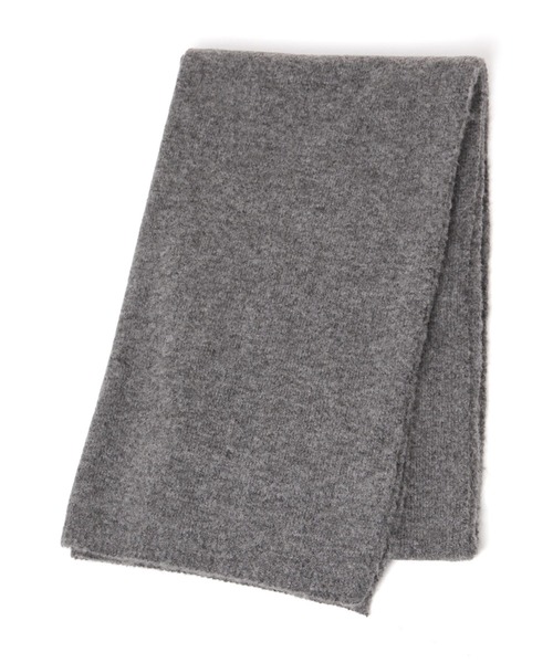 BAYFLOW（ベイフロー）の「メランジニットストール（ストール/ショール・レディース・チャコール/ライトグレー/アイボリー・FREE）」の17枚目の写真
