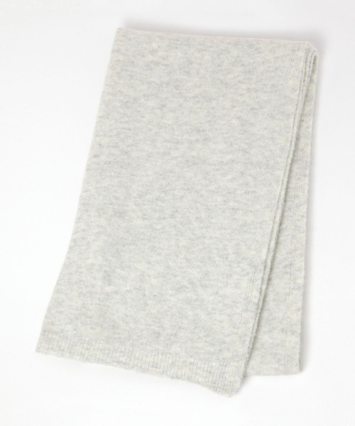 BAYFLOW（ベイフロー）の「メランジニットストール（ストール/ショール・レディース・チャコール/ライトグレー/アイボリー・FREE）」の14枚目の写真