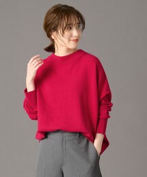 【6色展開】ムースタッチボクシーニット