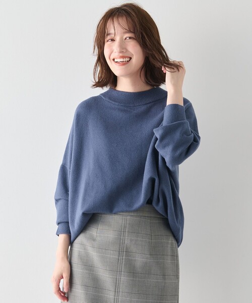 ANY(エニィ)の「【6色展開】ムースタッチボクシーニット(ニット/セーター・レディース・アイボリー系/ライトグレー系/ピンク系/イエロー系/ブラック系/ブルー系・F)」の20枚目の写真