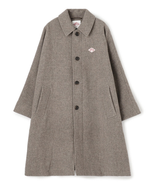 DANTON（ダントン）の「WOMEN'S WOOL LIGHT PILE DOLMAN LONG COAT（ダッフルコート・レディース・ブラック/ネイビー/ベージュ/ベージュ系その他・38/36/34）」の17枚目の写真