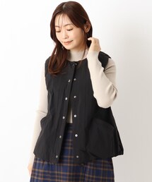 軽量中綿 ナイロンワッシャーベスト