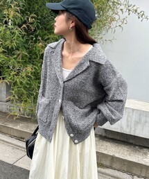 fredy emue | ブークレニットシャツカーディガン(カーディガン/ボレロ)