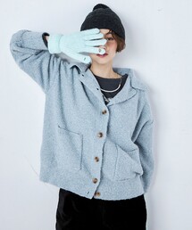 fredy emue | ブークレニットシャツカーディガン(カーディガン/ボレロ)