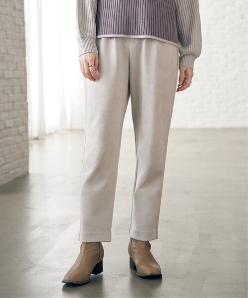 ikka(イッカ)の「GOKU楽フェイクスエードテーパードパンツ(その他パンツ・レディース・モカ/ベージュ/ブラック・L/M/S)」の17枚目の写真