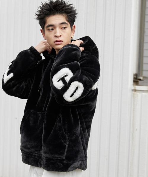 セール】WEGO/ファーフードグラフィックブルゾン（ブルゾン）｜WEGO