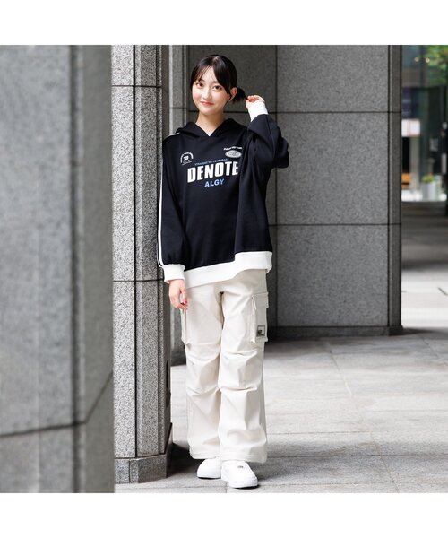 algy（アルジー）の「あったかフロントジップカーゴ（カーゴパンツ・キッズ・ブラック/アイボリー/サックスブルー・XX-SMALL/X-SMALL/SMALL/MEDIUM）」の20枚目の写真