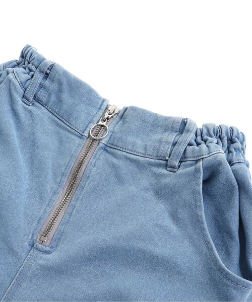 algy（アルジー）の「あったかフロントジップカーゴ（カーゴパンツ・キッズ・ブラック/アイボリー/サックスブルー・XX-SMALL/X-SMALL/SMALL/MEDIUM）」の7枚目の写真