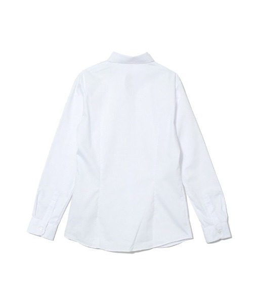 HARUYAMA（ハルヤマ）の「【形態安定】GraceField　スキッパーブラウス　カラードビー 通年（シャツ/ブラウス・レディース・ホワイト/ライトピンク・21号/13号/5号/17号/19号/7号/15号/11号/9号）」の6枚目の写真