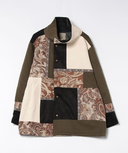 チャイハネ（チャイハネ）の「【チャイハネ】ゴスパチMEN'Sジャケット（その他アウター・メンズ・ネイビー/カーキ・FREE）」の2枚目の写真