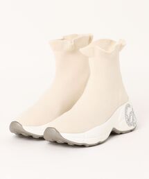 【MUUM】ムーム 厚底ニットソックスブーツ MM-6600