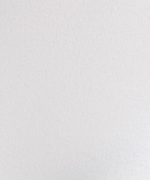 grove(グローブ)の「レイヤードシアータートルプルオーバー(Tシャツ/カットソー・レディース・ブラック/オフホワイト・02/03/01/04/05)」の6枚目の写真