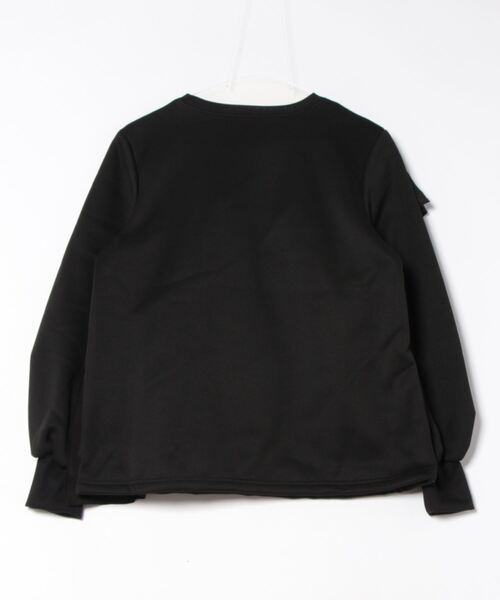 each（イーチ）の「裏起毛アシメティアードフリルスウェット（スウェット・レディース・ネイビー/ブラック/グレー・FREE）」の7枚目の写真