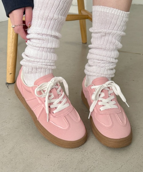 セール】ウェーブラインパステルスニーカー（スニーカー）｜SOLLON