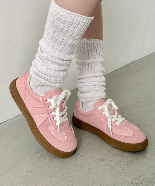 SOLLON.（ソルロン）の「ウェーブラインパステルスニーカー（スニーカー・レディース・ピンク/ライトブルー/ホワイト・24.5cm/23.5cm）」の10枚目の写真