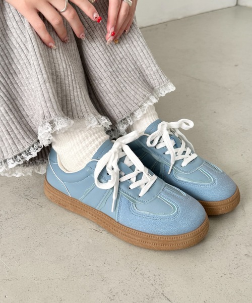 SOLLON.（ソルロン）の「ウェーブラインパステルスニーカー（スニーカー・レディース・ピンク/ライトブルー/ホワイト・24.5cm/23.5cm）」の15枚目の写真