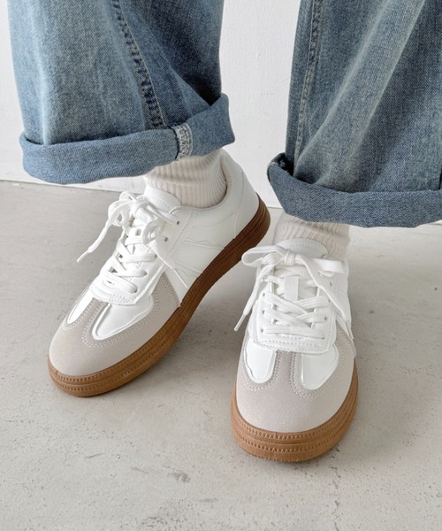 SOLLON.（ソルロン）の「ウェーブラインパステルスニーカー（スニーカー・レディース・ピンク/ライトブルー/ホワイト・24.5cm/23.5cm）」の20枚目の写真