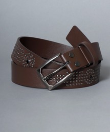 ANPAS（アンパス）の「35mm Width Western Studs Leather Belt/35mm幅 ウエスタン スタッズ レザー ベルト（ベルト）」