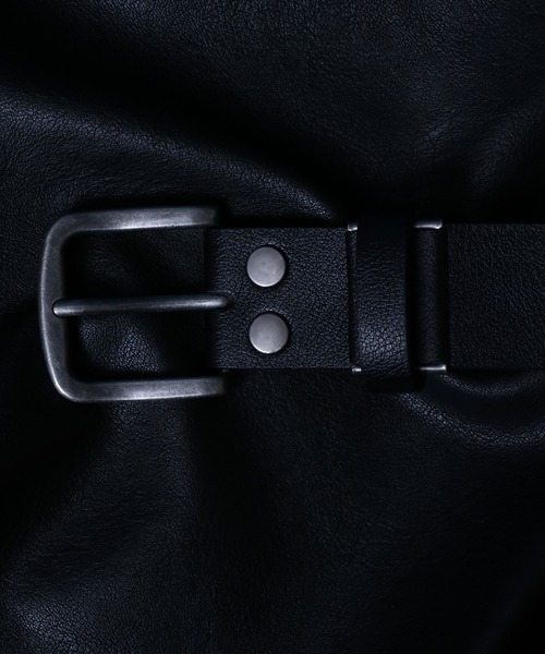 ANPAS（アンパス）の「35mm Width Western Studs Leather Belt/35mm幅 ウエスタン スタッズ レザー ベルト（ベルト・メンズ・ホワイト系その他/ブラウン系その他/ブラック系その他2/ブラック系その他/ホワイト系その他2/ブラウン系その他2・FREE）」の16枚目の写真