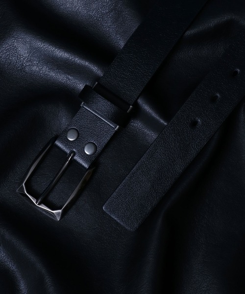 ANPAS（アンパス）の「35mm Width Western Studs Leather Belt/35mm幅 ウエスタン スタッズ レザー ベルト（ベルト・メンズ・ホワイト系その他/ブラウン系その他/ブラック系その他2/ブラック系その他/ホワイト系その他2/ブラウン系その他2・FREE）」の11枚目の写真