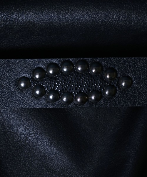 ANPAS（アンパス）の「35mm Width Western Studs Leather Belt/35mm幅 ウエスタン スタッズ レザー ベルト（ベルト・メンズ・ホワイト系その他/ブラウン系その他/ブラック系その他2/ブラック系その他/ホワイト系その他2/ブラウン系その他2・FREE）」の19枚目の写真