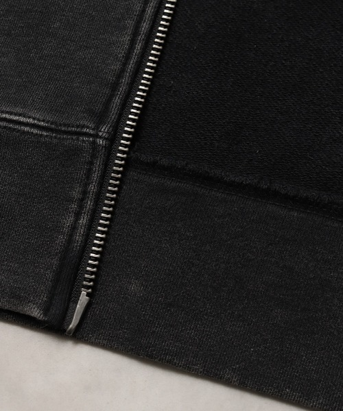 welise(ウェライズ)の「【welise/ウェライズ】ハイクオリティーコットン/ケミカルオーバーダイスウェット コンパクトショートパーカー(パーカー・メンズ・ブラック/グレー/ブルー系その他/ダークブラウン・M/L/S)」の14枚目の写真