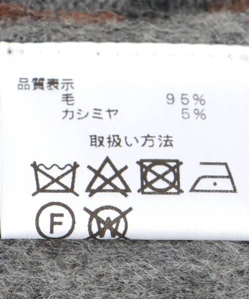 Jines(ジネス)の「ウールカシミア リバーシブルストール 30×170(ストール/ショール・レディース・グレー/ネイビー・フリー)」の13枚目の写真