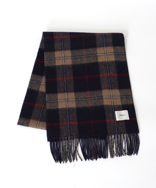 Jines(ジネス)の「ウールカシミア リバーシブルストール 30×170(ストール/ショール・レディース・グレー/ネイビー・フリー)」の5枚目の写真