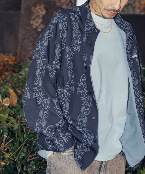 Subciety（サブサエティ）の「Patterned L/S shirt（シャツ/ブラウス・メンズ・ブラック系その他/ホワイト/ブラック/カモフラージュ・X-LARGE/LARGE/MEDIUM/SMALL）」の18枚目の写真