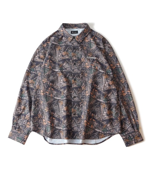 セール】Patterned L/S shirt（シャツ/ブラウス）｜Subciety