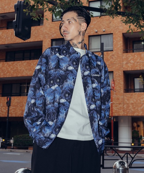 Subciety（サブサエティ）の「Patterned L/S shirt（シャツ/ブラウス・メンズ・ブラック系その他/ホワイト/ブラック/カモフラージュ・X-LARGE/LARGE/MEDIUM/SMALL）」の13枚目の写真