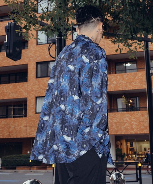 Subciety（サブサエティ）の「Patterned L/S shirt（シャツ/ブラウス・メンズ・ブラック系その他/ホワイト/ブラック/カモフラージュ・X-LARGE/LARGE/MEDIUM/SMALL）」の14枚目の写真