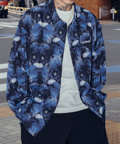 Subciety（サブサエティ）の「Patterned L/S shirt（シャツ/ブラウス・メンズ・ブラック系その他/ホワイト/ブラック/カモフラージュ・X-LARGE/LARGE/MEDIUM/SMALL）」の15枚目の写真