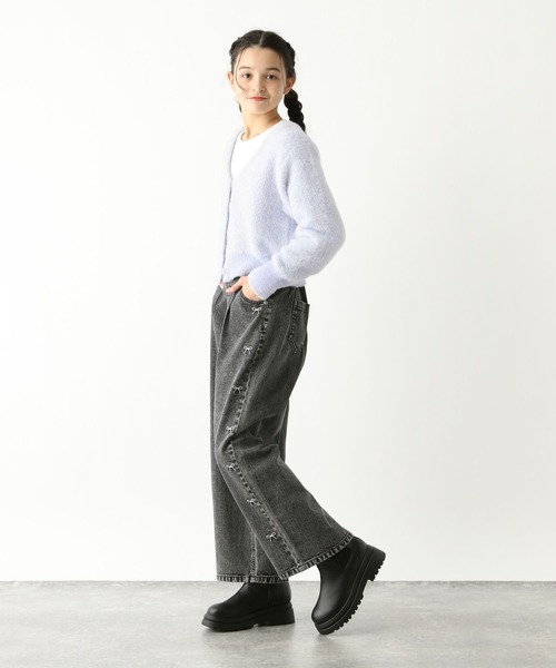 GLOBAL WORK（グローバルワーク）の「インナーセットフワフワカーデ/253182（カーディガン/ボレロ・キッズ・グリーン/ブルー・150cm/140cm/160cm/130cm）」の22枚目の写真