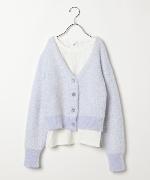 GLOBAL WORK（グローバルワーク）の「インナーセットフワフワカーデ/253182（カーディガン/ボレロ・キッズ・グリーン/ブルー・150cm/140cm/160cm/130cm）」の14枚目の写真