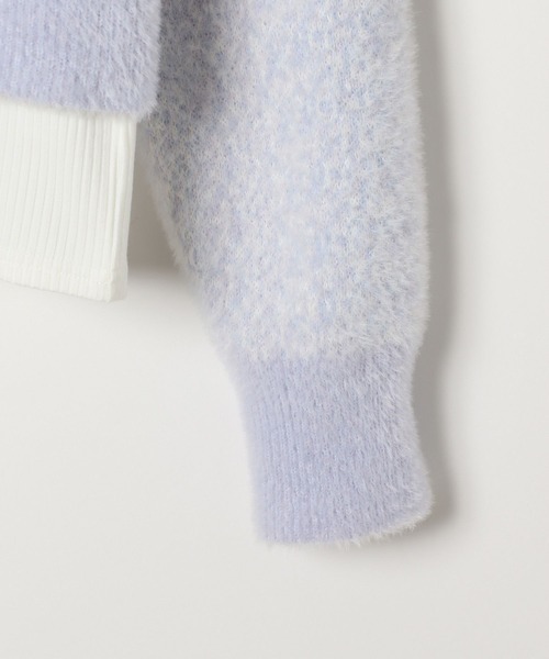 GLOBAL WORK（グローバルワーク）の「インナーセットフワフワカーデ/253182（カーディガン/ボレロ・キッズ・グリーン/ブルー・150cm/140cm/160cm/130cm）」の16枚目の写真