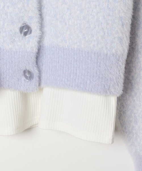 GLOBAL WORK（グローバルワーク）の「インナーセットフワフワカーデ/253182（カーディガン/ボレロ・キッズ・グリーン/ブルー・150cm/140cm/160cm/130cm）」の18枚目の写真