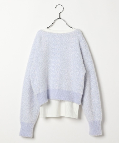 GLOBAL WORK（グローバルワーク）の「インナーセットフワフワカーデ/253182（カーディガン/ボレロ・キッズ・グリーン/ブルー・150cm/140cm/160cm/130cm）」の7枚目の写真