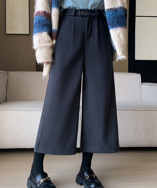 2ly2（トゥーリートゥー）の「リラックス感たっぷり♪ゆったりワイドパンツ（その他パンツ・レディース・ダークグレー/ブラック・FREE）」の15枚目の写真