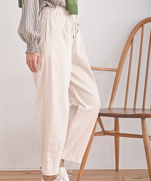 rps(アールピーエス)の「ストレッチコクーンパンツ(その他パンツ・レディース・ライトカーキ/チャコールグレー/アイボリー・フリー)」の8枚目の写真