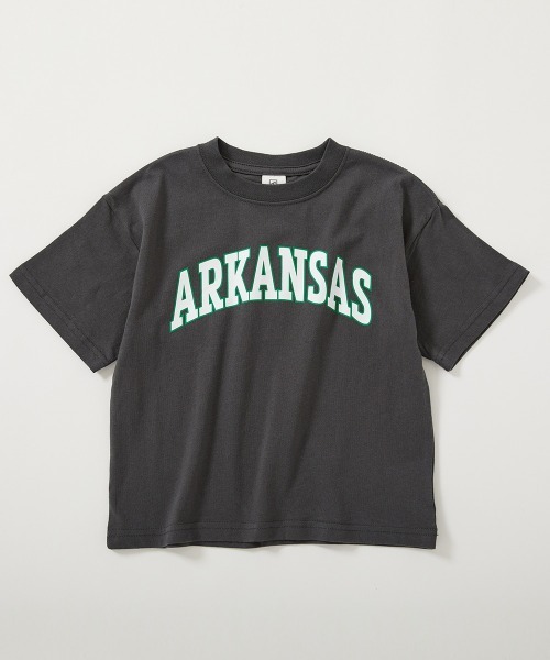 devirock(デビロック)の「綿100% デビラボ BIGシルエット プリント半袖Tシャツ(Tシャツ/カットソー・キッズ・ホワイト系1/ホワイト系2/グリーン系1/ブラック系2/ホワイト系3/グリーン系3/オレンジ系1/ピンク系1/ブルー系1/ブラック系1/グレー系1/パープル系1/グリーン系2/ブラック系3・90cm/100cm/110cm/120cm/130cm/140cm/150cm/160cm)」の18枚目の写真
