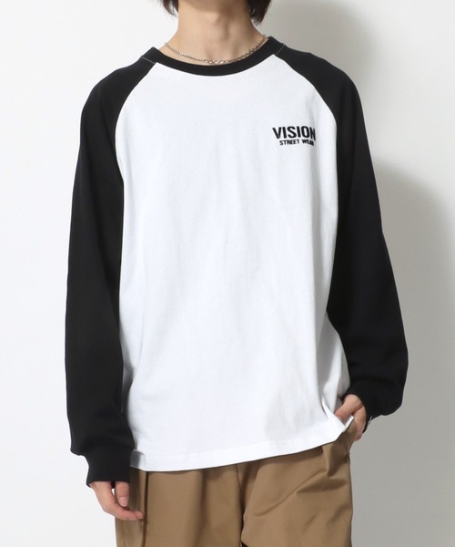 VISION STREET WEAR(ヴィジョンストリートウェア)の「VISION STREET WEAR/ヴィジョンストリートウエア オーバーサイズ ワンポイントロゴ スケボー ハートバックプリント ラグランロンT レディース メンズ(Tシャツ/カットソー・レディース・アッシュグレー/ブラック/ホワイト系その他・LL/M/L)」の10枚目の写真